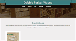 Desktop Screenshot of debbiewayne.com